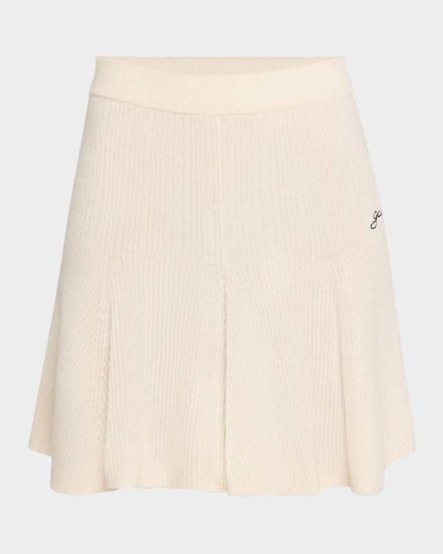 Cashmere Mix Mini Skirt